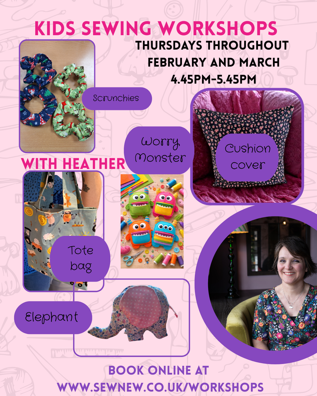 Kids Sewing Workshops With Heather